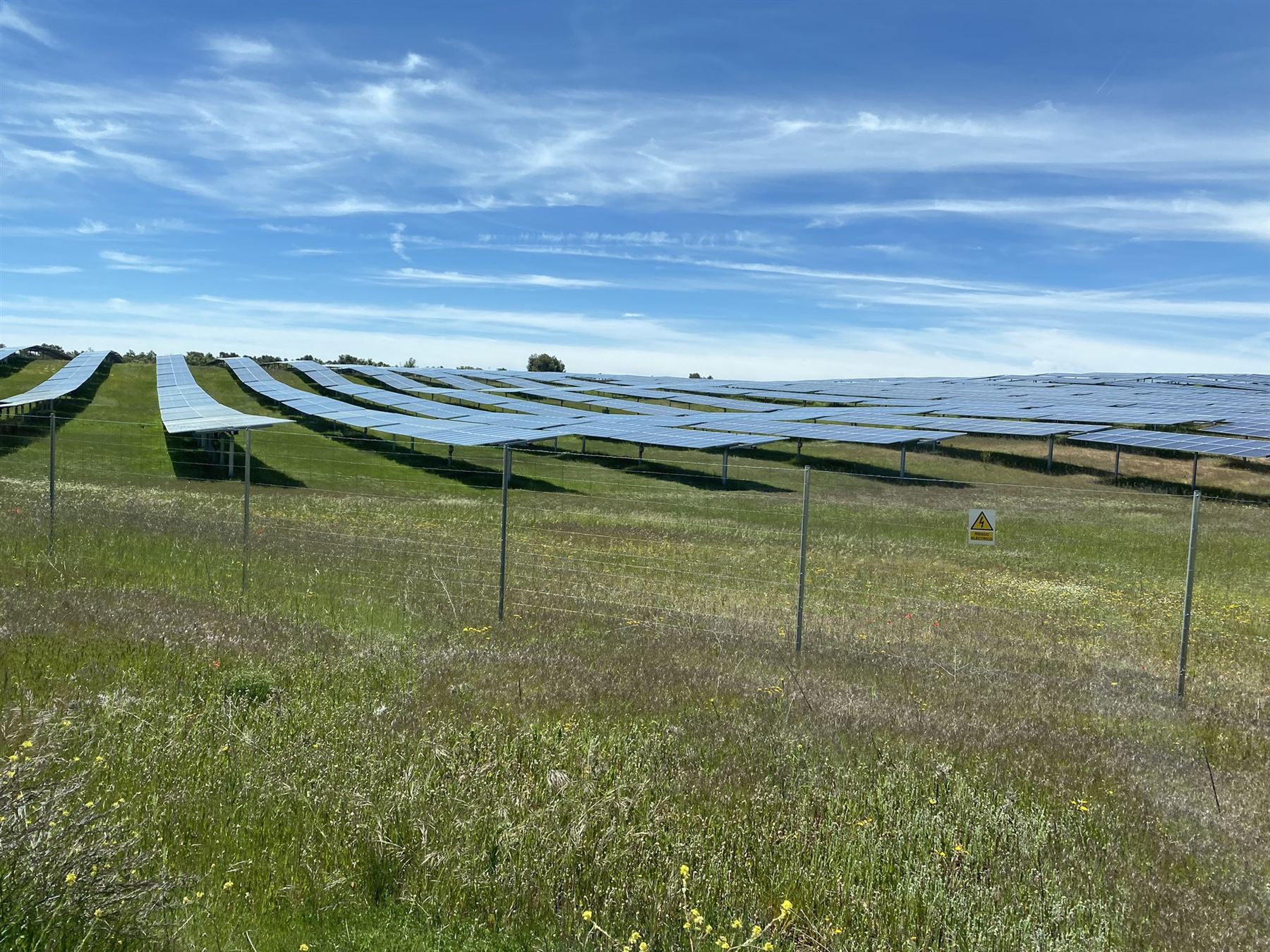 Planta solar fotovoltaica de gran extensión